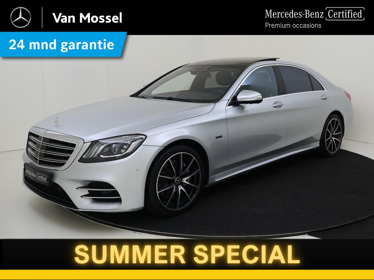 Mercedes-Benz S-klasse - 560 e Lang Premium Plus /AMG /Panoramadak /Burmester /Rijassistentiepakket /HUD /360 Camer - AutoWereld.nl