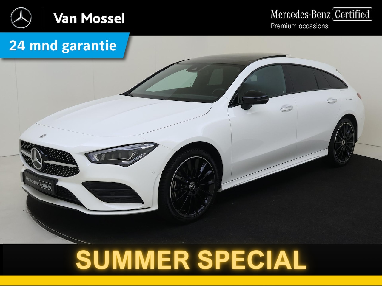 Mercedes-Benz CLA-klasse Shooting Brake - 250 e AMG Line / Stoelverwarming / Achteruitrijcamera / Panorama-schuifdak / Trekhaak / Ni - AutoWereld.nl