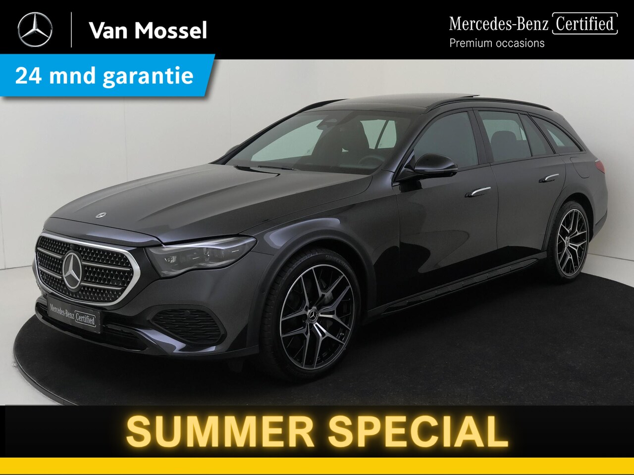 Mercedes-Benz E-klasse All-Terrain - 300 de 4MATIC / Premium Plus/ Panoramadak/ AIRMATIC/ Burmester 4D/ El. Trekhaak/ Stoelverw - AutoWereld.nl