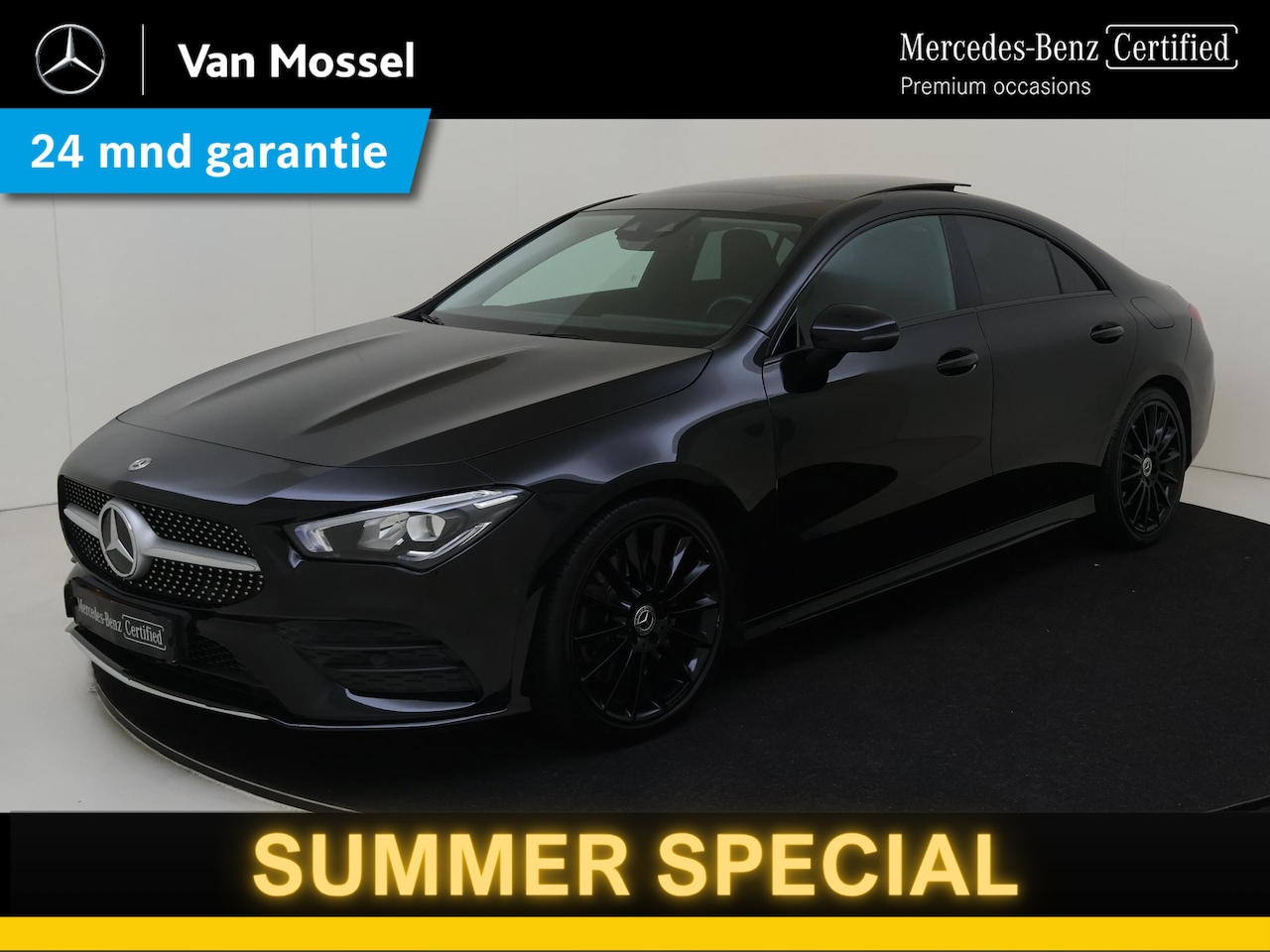 Mercedes-Benz CLA-Klasse - 220 Premium Plus AMG /Panoramadak /Leder /Night pakket /19 Inch - AutoWereld.nl