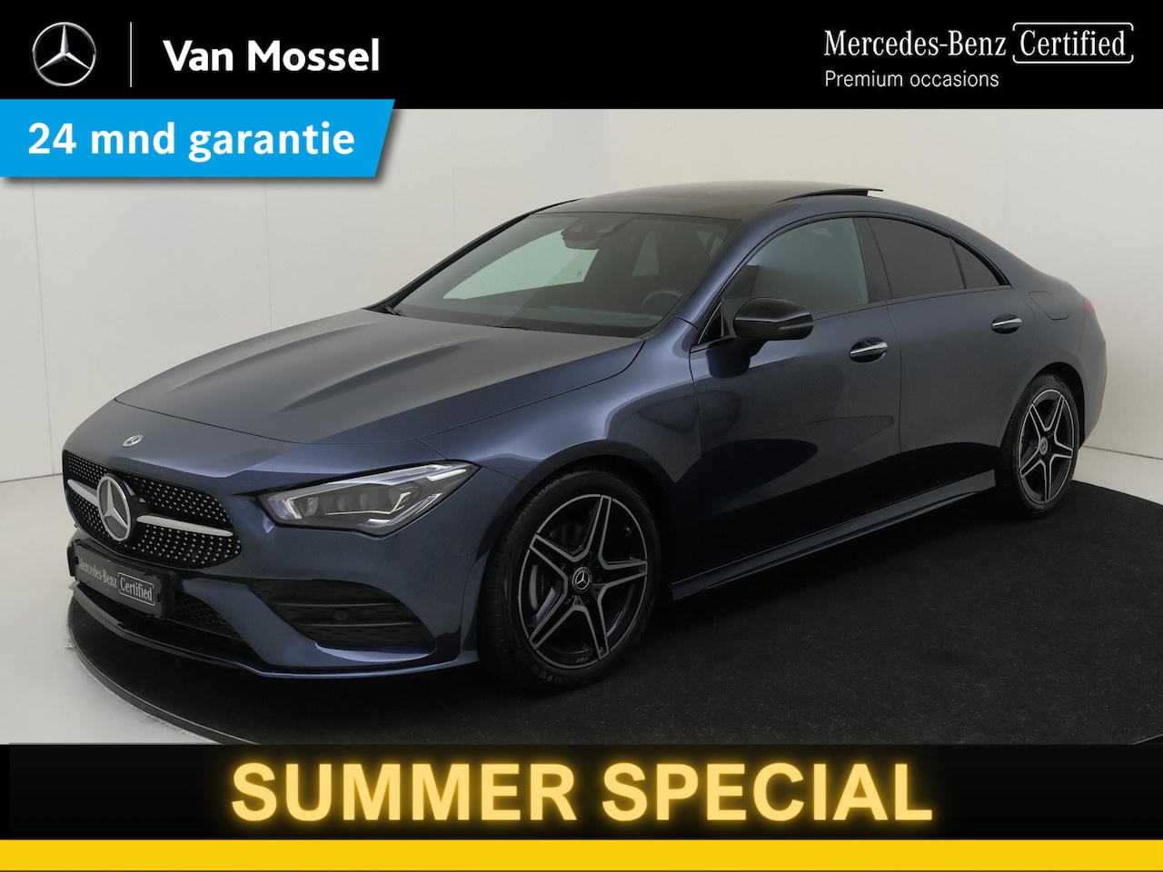 Mercedes-Benz CLA-Klasse - 180 Business Solution AMG Plus pakket /Panoramadak /Memory stoelen /Elek Trekhaak - AutoWereld.nl