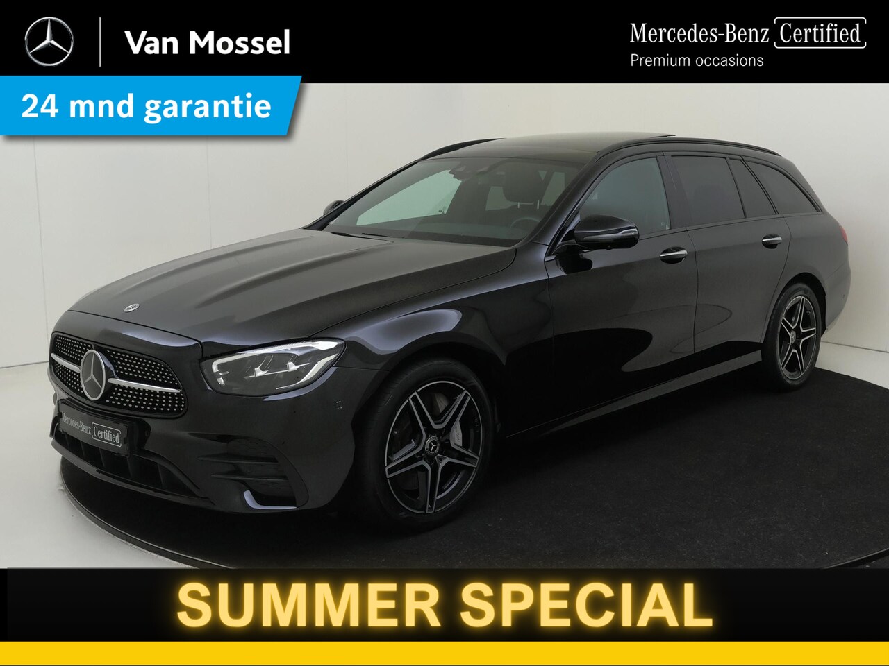 Mercedes-Benz E-klasse Estate - 300 e AMG Line / Panoramadak/ Night/ Memory/ Burmester/ Rijassistentiepakket - AutoWereld.nl
