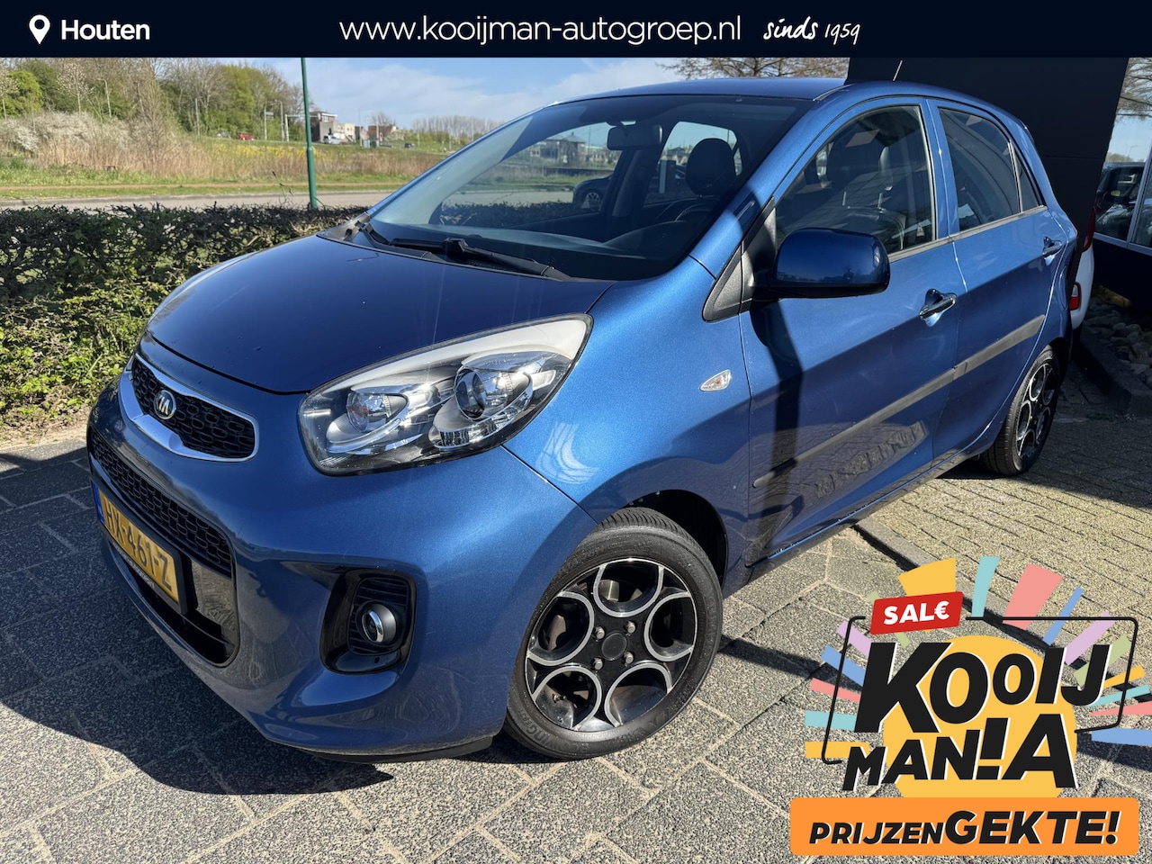 Kia Picanto - 1.2 CVVT DynamicLine | Speciale Uitvoering | Eerste Eigenaar | Lichtmetalen Velgen | Alcan - AutoWereld.nl