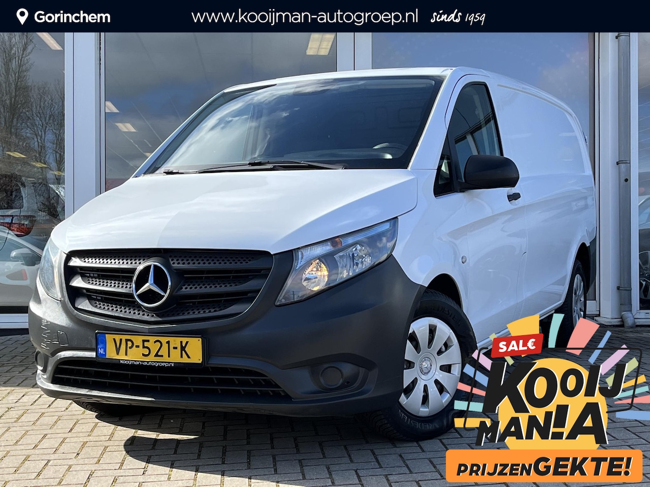 Mercedes-Benz Vito - 116 CDI Lang | Climate Control | Laadruimte Betimmering | Trekhaak | Excl. BTW | Grijs Ken - AutoWereld.nl