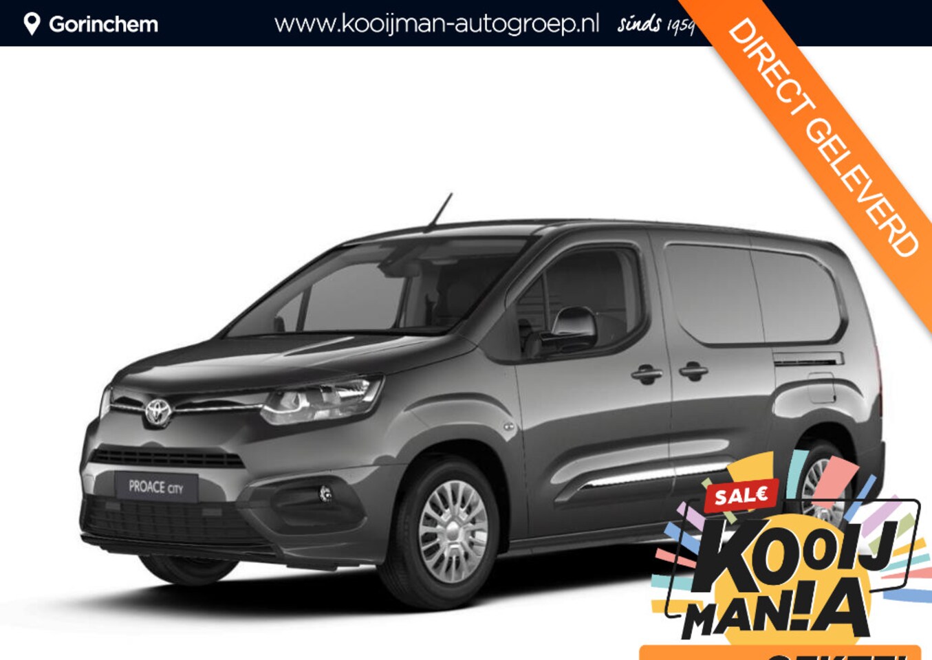 Toyota ProAce City - 1.5 D-4D Prof Long | NIEUW & DIRECT LEVERBAAR | 2 Schuifdeuren | PDC V+A | Navigatie | Bli - AutoWereld.nl