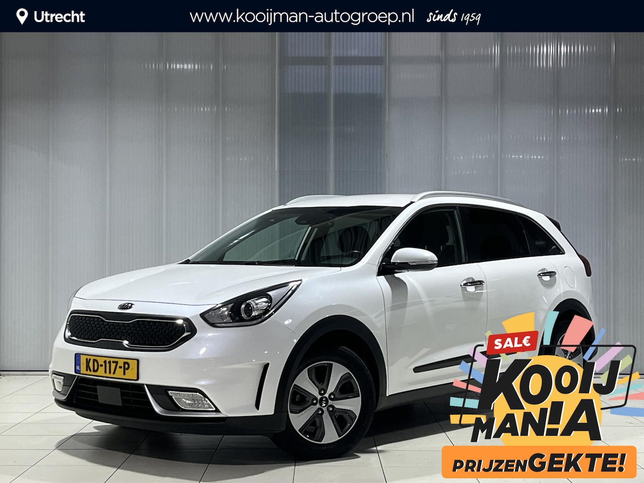 Kia Niro - 1.6 GDi Hybrid BusinessLine 1.6 GDi Hybrid BusinessLine , Stoel en Stuur verwarming, cruise control adaptief. - AutoWereld.nl