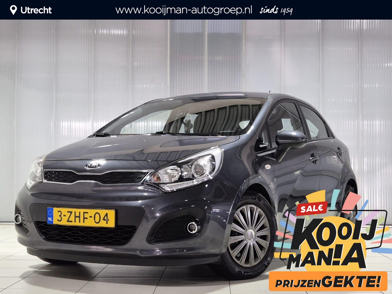 Kia Rio - 1.2 CVVT BusinessLine 1.2 CVVT BusinessLine , Cruise control, Airo, parkeersensor achter. - AutoWereld.nl