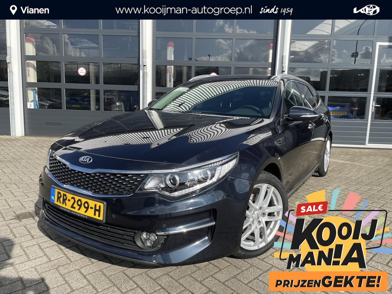 Kia Optima Sportswagon - 1.7 CRDi ComfortPlusLine puur rijgenot en heel veel luxe! 600 Liter kofferruimte en automa - AutoWereld.nl