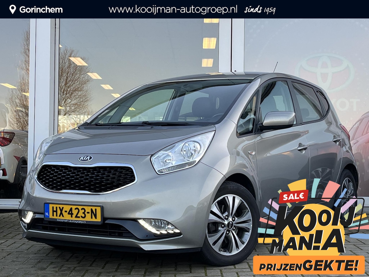 Kia Venga - 1.4 CVVT First Edition l Navi | Hoge instap | Trekhaak | Half leder | Zeer nette auto! | V - AutoWereld.nl