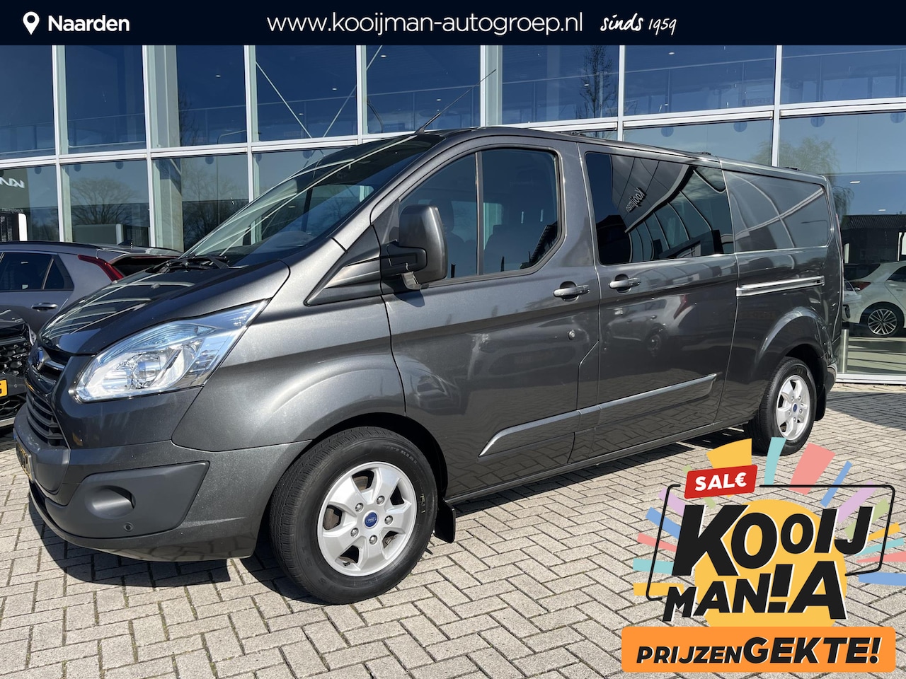 Ford Transit Custom - 290 2.2 TDCI L2H1 Limited DC DUBBEL CAB LANGE WIELBASIS, Trekhaak, Parkeersensoren, Naviga - AutoWereld.nl