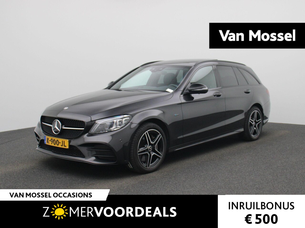 Mercedes-Benz C-klasse Estate - 300 e Business Solution AMG Limited | Panoramadak | 360 Camera | Navigatie | Stoelverwarmi - AutoWereld.nl
