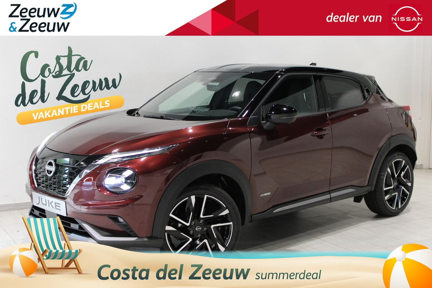 Nissan Juke - 1.6 Hybrid N-Design | € 7000,= VOORRAAD KORTING | COLD PACK | - AutoWereld.nl
