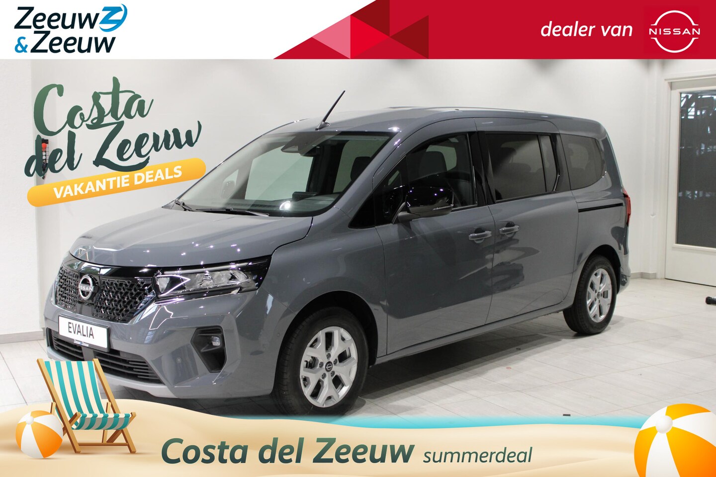 Nissan Townstar Evalia - N-Connecta L2 45 kWh | 100% ELECTRISCHE 7 ZITTER | UIT VOORRAAD LEVERBAAR | - AutoWereld.nl