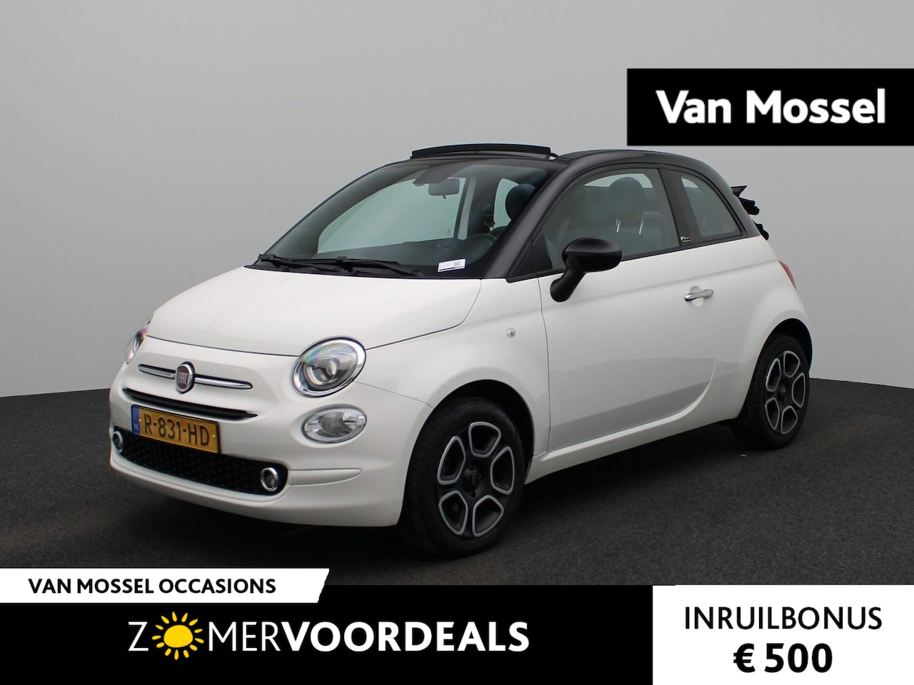 Fiat 500 C - 1.0 Hybrid Club | Airco | Cruise-Control | - AutoWereld.nl