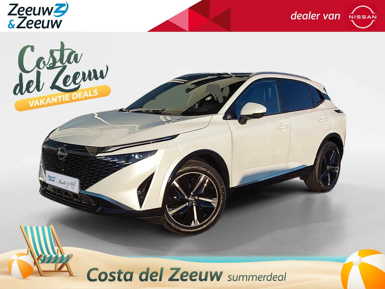 Nissan Qashqai - 1.3 MHEV Xtronic Tekna | €8.000,- VOORRAADKORTING! | Panorama dak | 360-Camera | Parkeerse - AutoWereld.nl