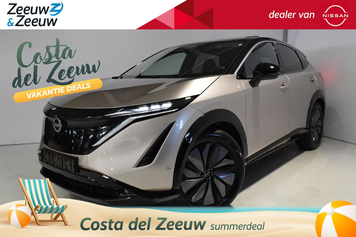 Nissan Ariya - Evolve 91 kWh Rijden binnen 1 week uit voorraad leverbaar | € 8000,- KORTING | - AutoWereld.nl