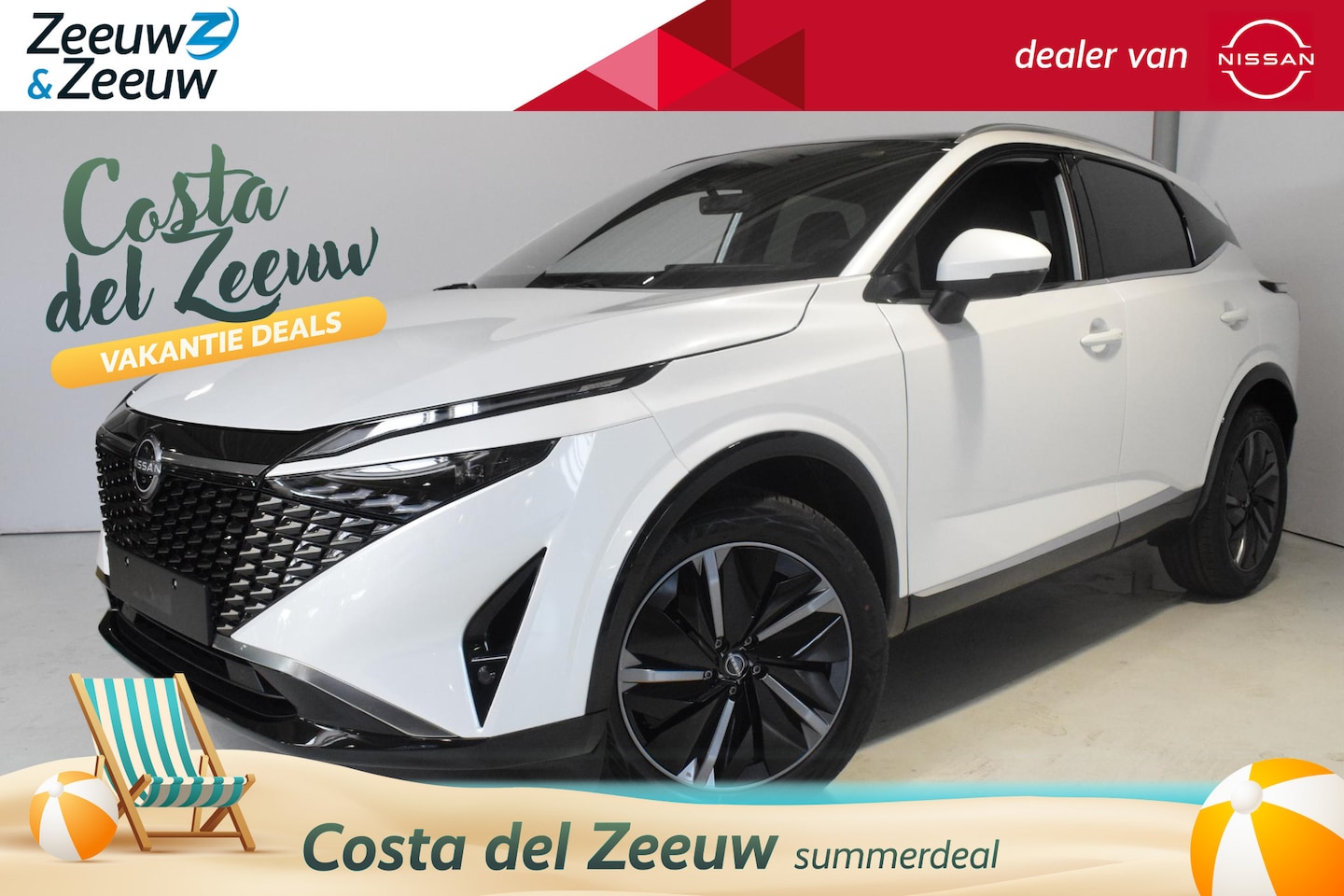 Nissan Qashqai - 1.3 MHEV Xtronic Business Premium |Panoramisch dak|Bose systeem| Stoel/stuuwielverwarming| - AutoWereld.nl