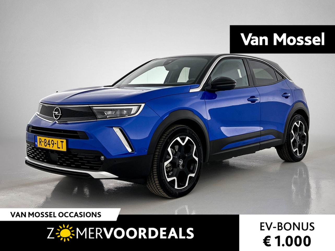 Opel Mokka-e - Ultimate 50-kWh 11kw bl. | LEDER | NAVI | LMV | CARPLAY | 3 FASE | - AutoWereld.nl