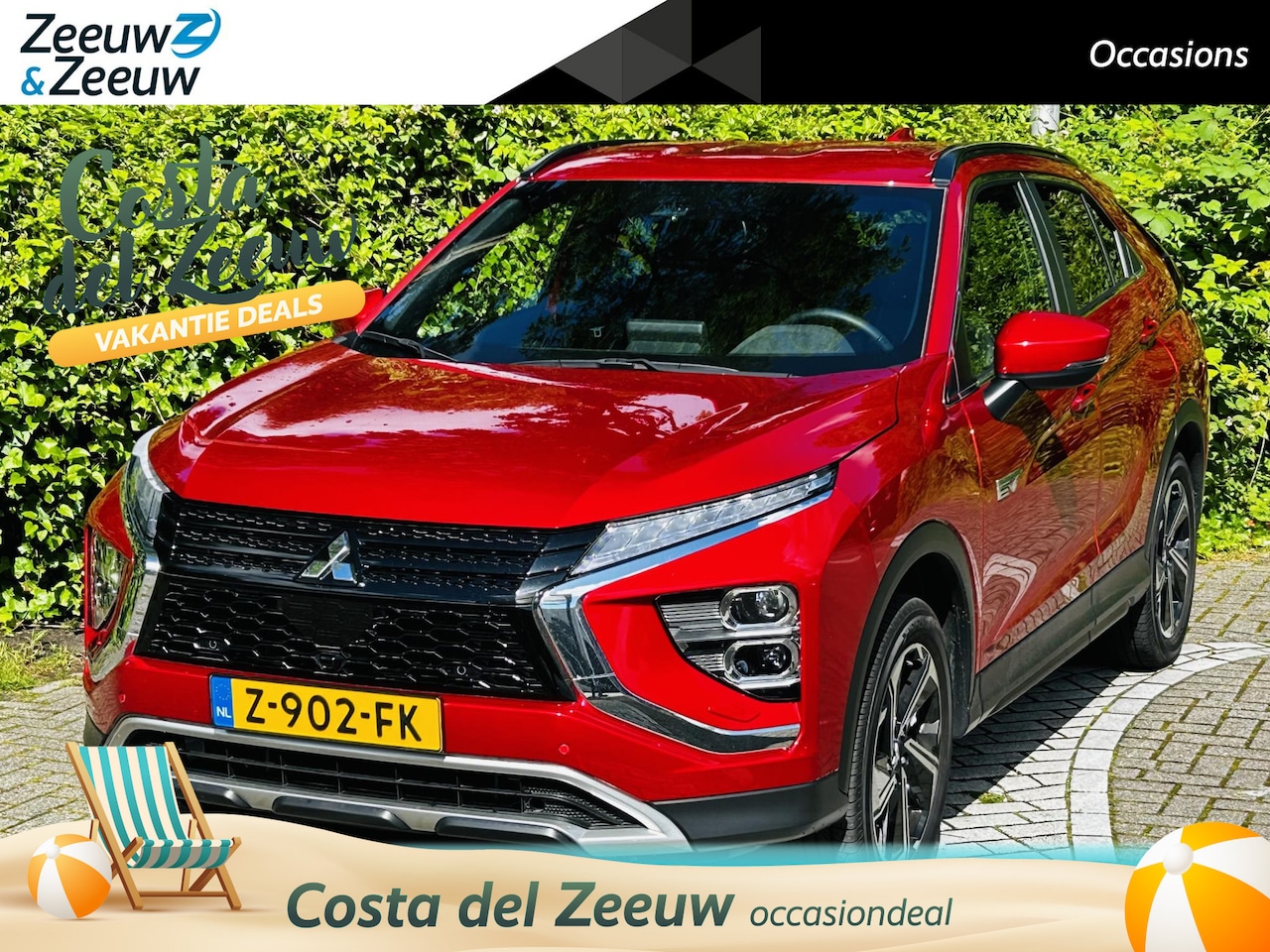 Mitsubishi Eclipse Cross - 2.4 PHEV Intense+ demo voertuig, phev, stoelverwarming, telefoon, sensoren rondom - AutoWereld.nl