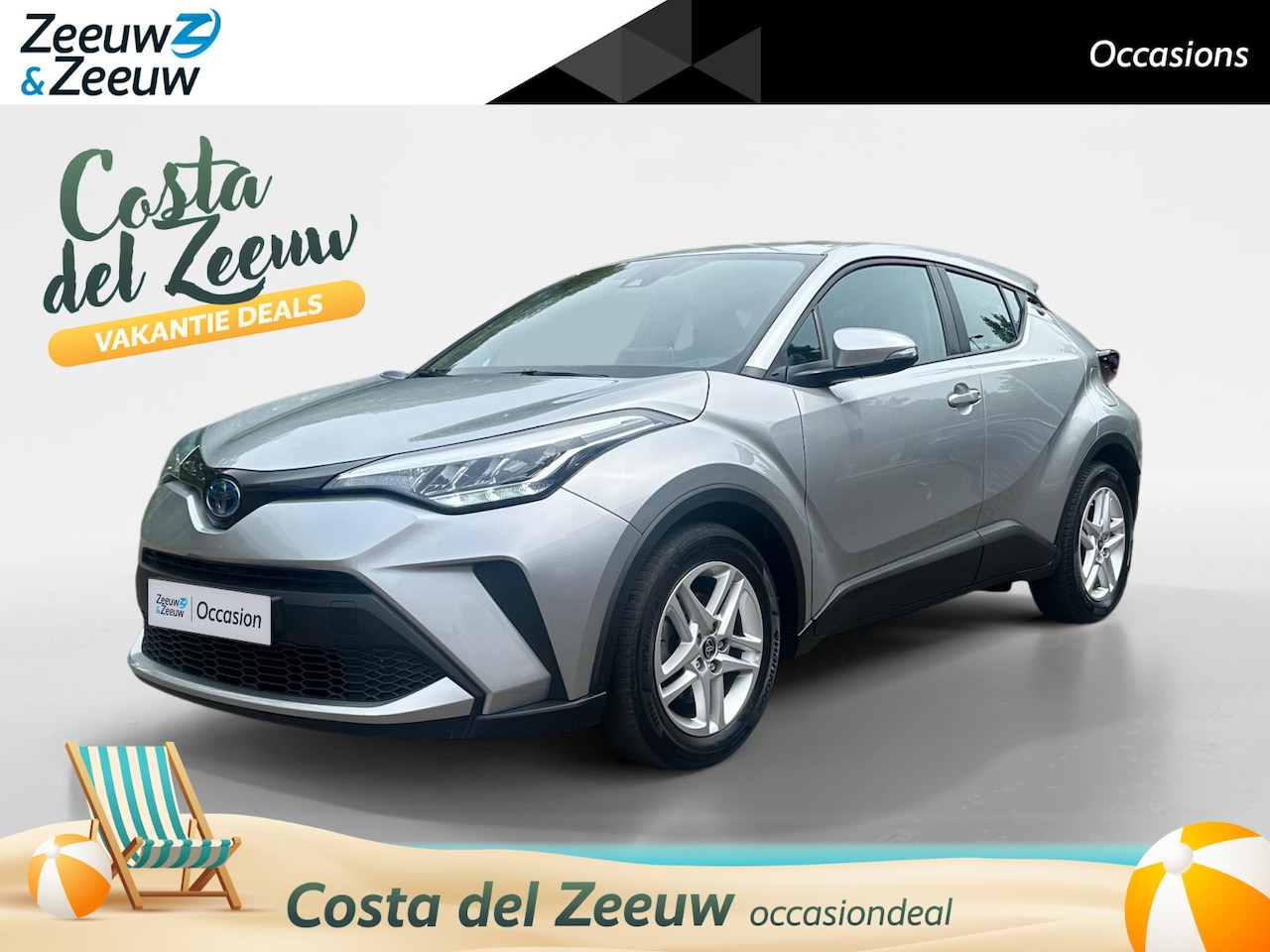 Toyota C-HR - 1.8 Hybrid Active | lichtmetalen velgen | cruise | nav | achteruitrijcamera | tel | - AutoWereld.nl