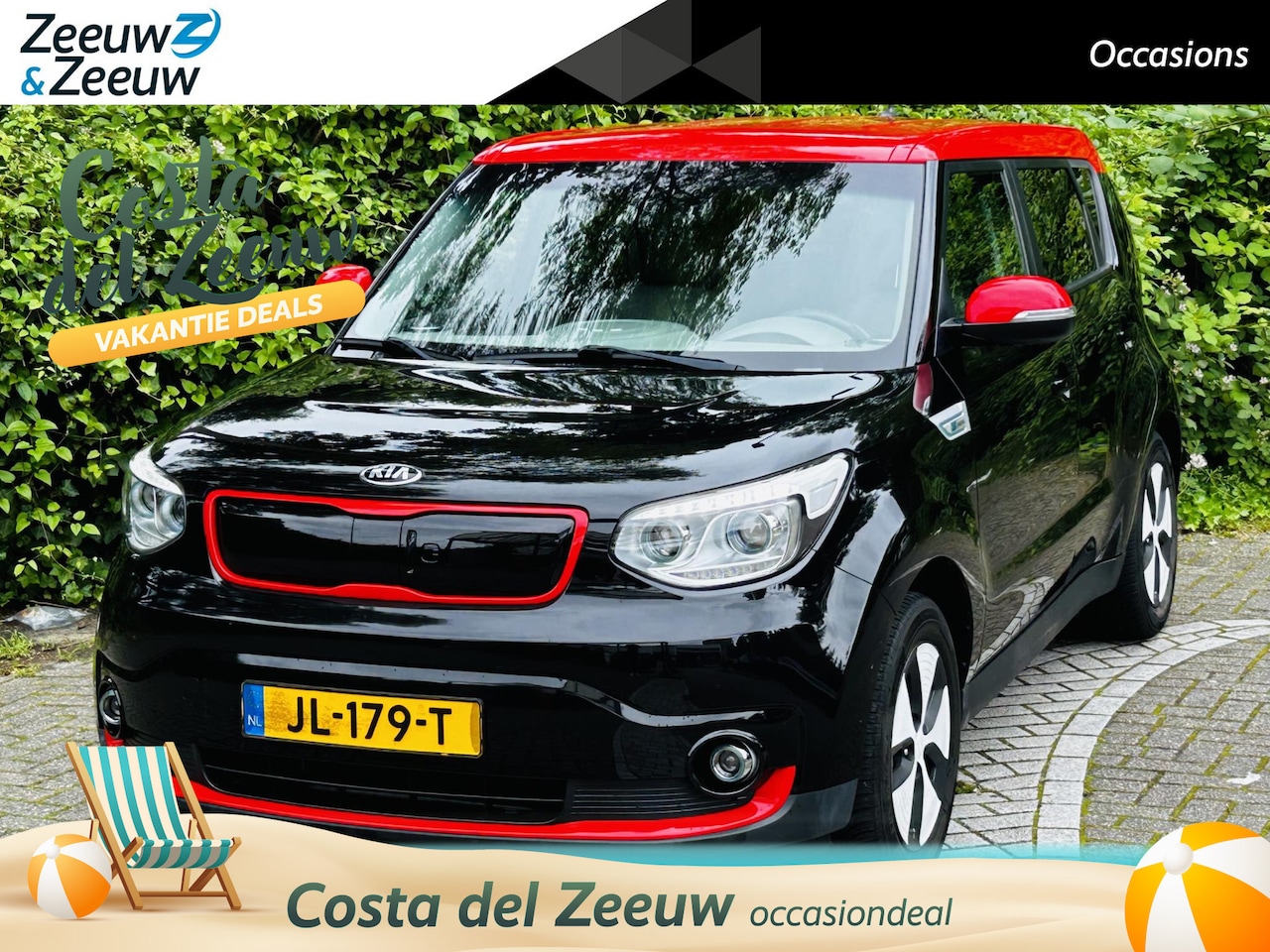 Kia e-Soul - EV ExecutiveLine 27 kWh Navi , camera , climate , cruise , tel , usb . LET OP AKTIERADIUS - AutoWereld.nl