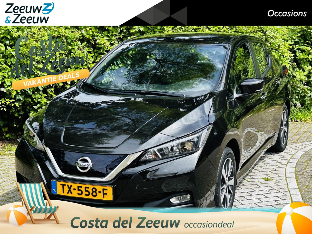 Nissan LEAF - Nissan 40kwh ACENTA 40 KWH | AUTOMAAT | CRUISE | NAVI | CLIMATE | KEYLESS | CAMERA | - AutoWereld.nl