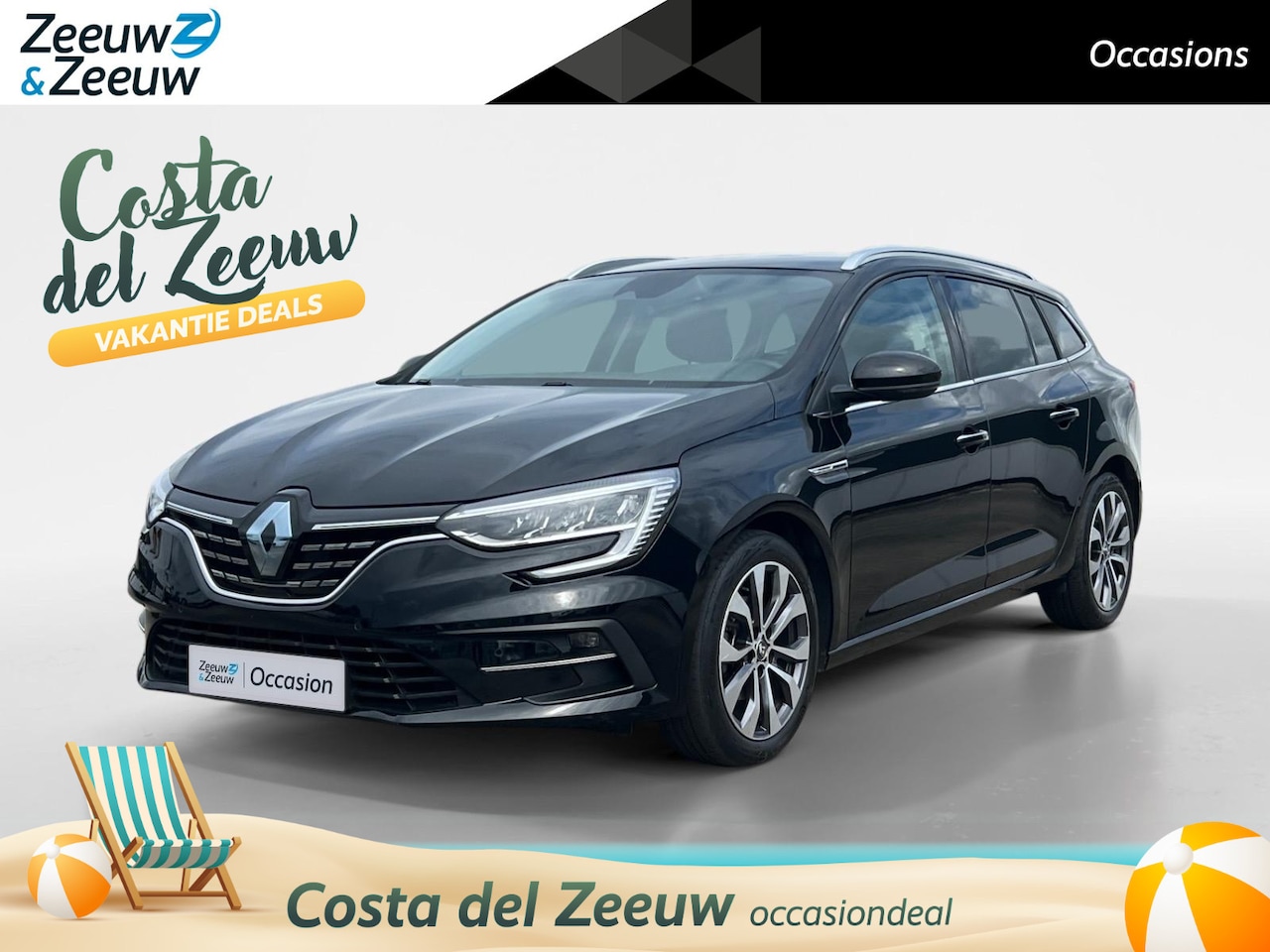 Renault Mégane Estate - 140PK TCe Techno Automaat | Trekhaak (1700 KG) | Digital Cockpit | 9,3" Navi | Apple CarPl - AutoWereld.nl