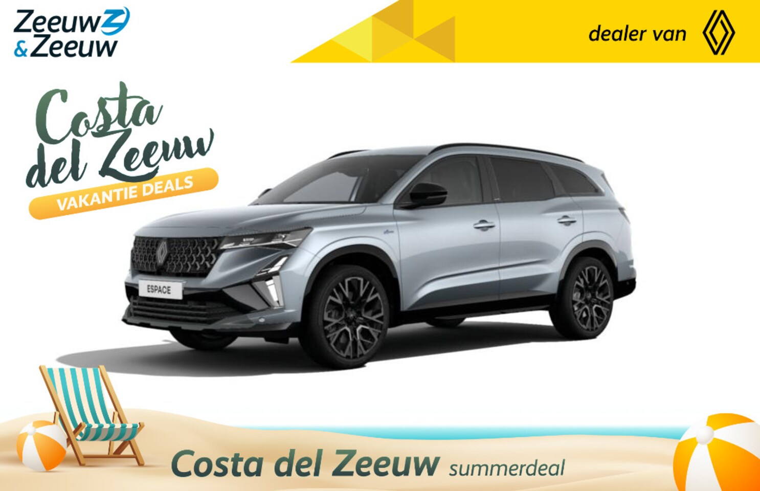 Renault Espace - E-Tech full hybrid 200 esprit Alpine 7p. Nieuw model | 1x Snel leverbaar met € 1000,- kort - AutoWereld.nl