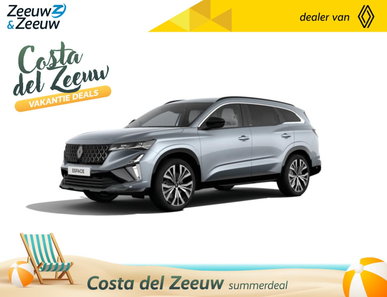 Renault Espace - E-Tech full hybrid 200 iconic 7p. Nieuw model | Nu te bestellen met € 1000,- korting | Fin - AutoWereld.nl