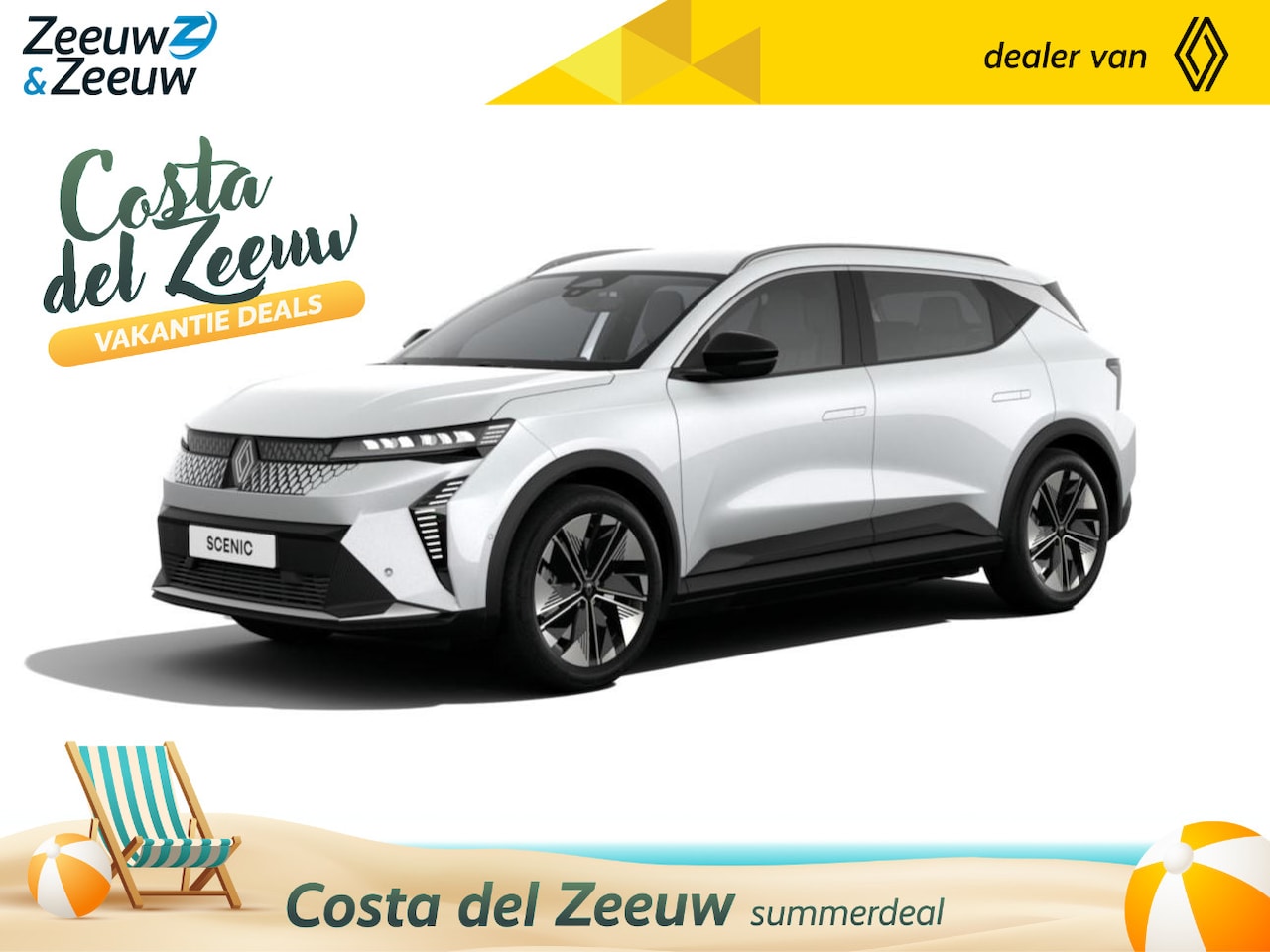 Renault Scenic E-Tech - EV60 comfort range techno | Nu 4x uit voorraad leverbaar met €2.000,- EXTRA Zeeuw & Zeeuw - AutoWereld.nl