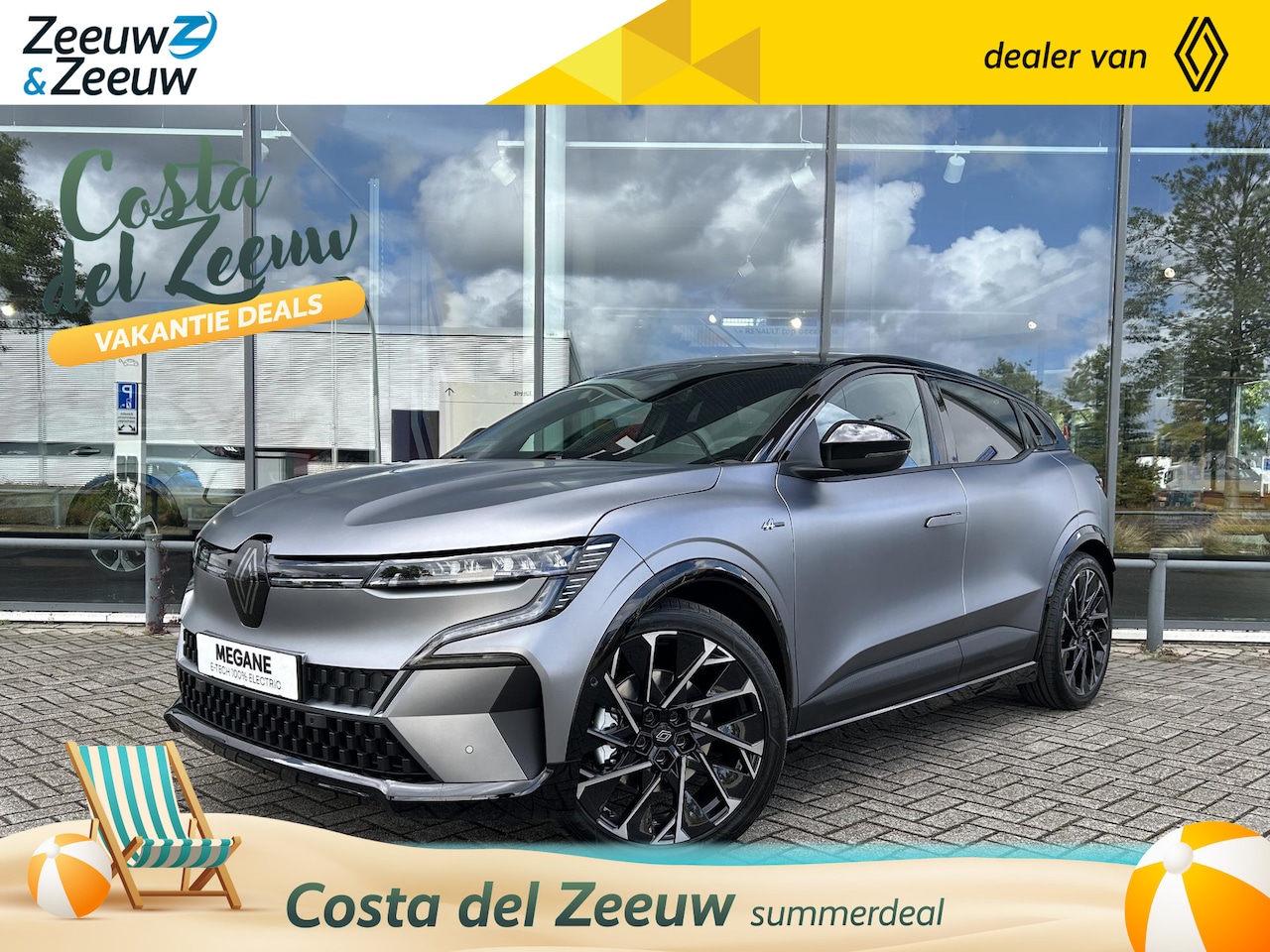 Renault Mégane E-Tech - comfort range esprit alpine 60 kWh Nieuw model | Nu leverbaar met €1000,- korting | Vanaf - AutoWereld.nl