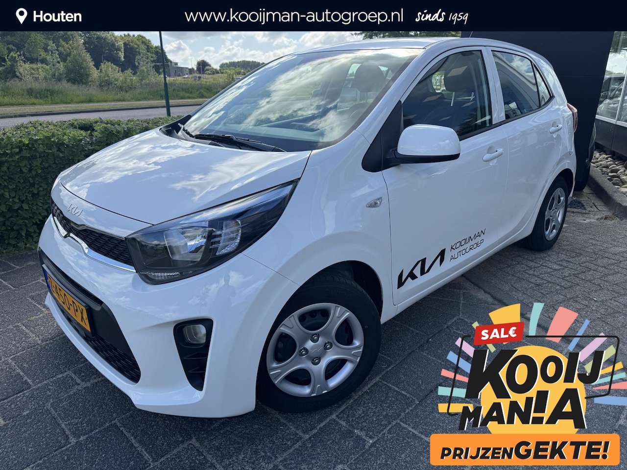 Kia Picanto - 1.0 DPi ComfortLine | Cruise Control | Bluetooth | Elektrische Ramen | Automatische Verlic - AutoWereld.nl
