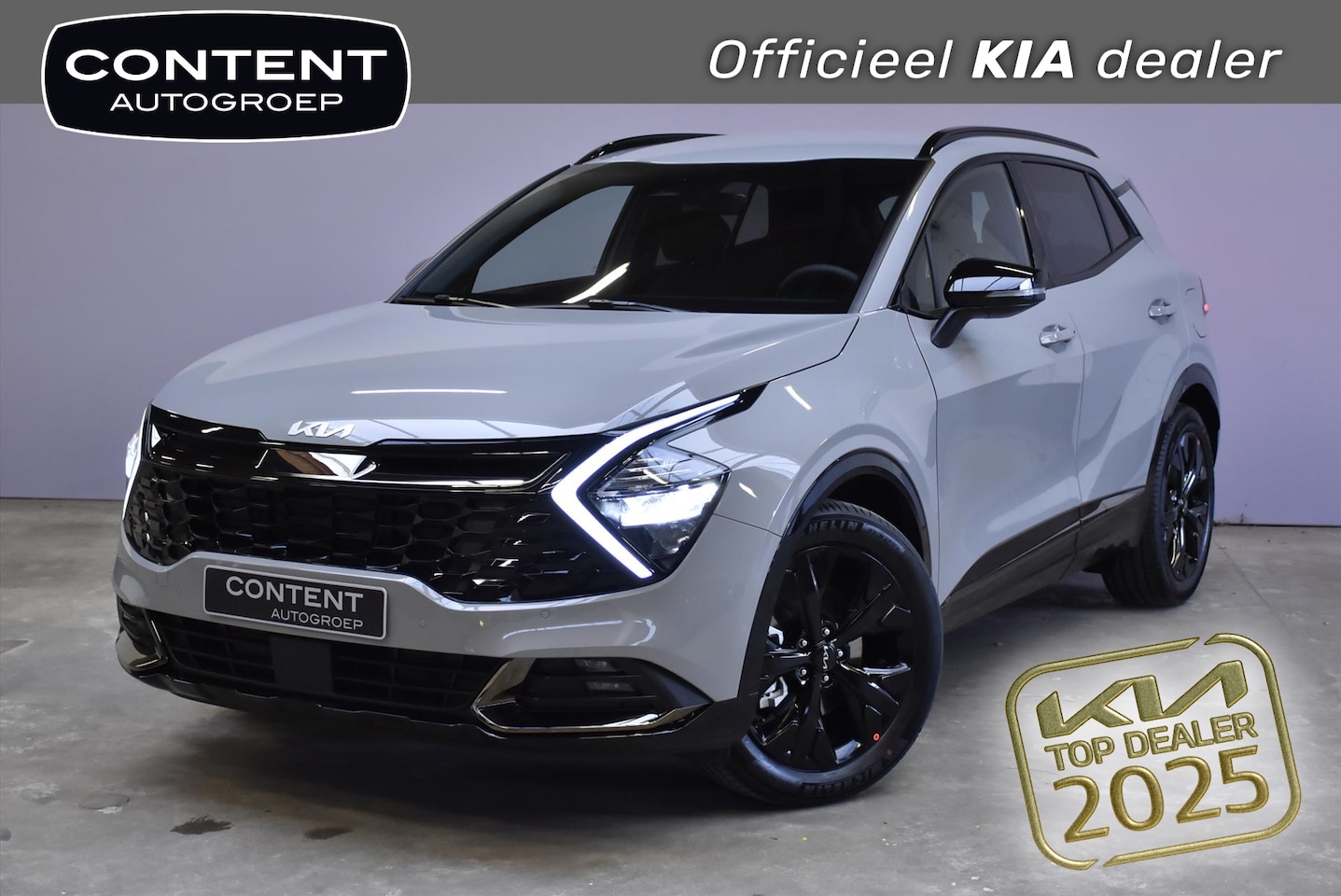 Kia Sportage - 1.6 T-GDi 150pk Mild Hybrid DCT7 Dark Edition - AutoWereld.nl