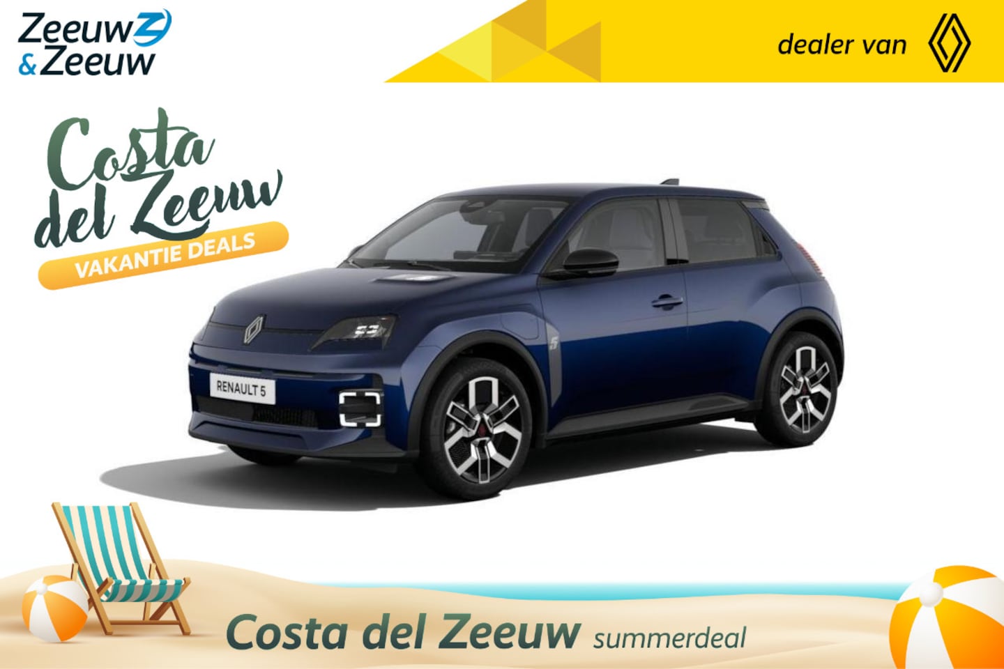 Renault 5 - (Z&Z Private lease actie vanaf € 379,-) urban range techno 40 kWh | Auto van het Jaar 2025 - AutoWereld.nl