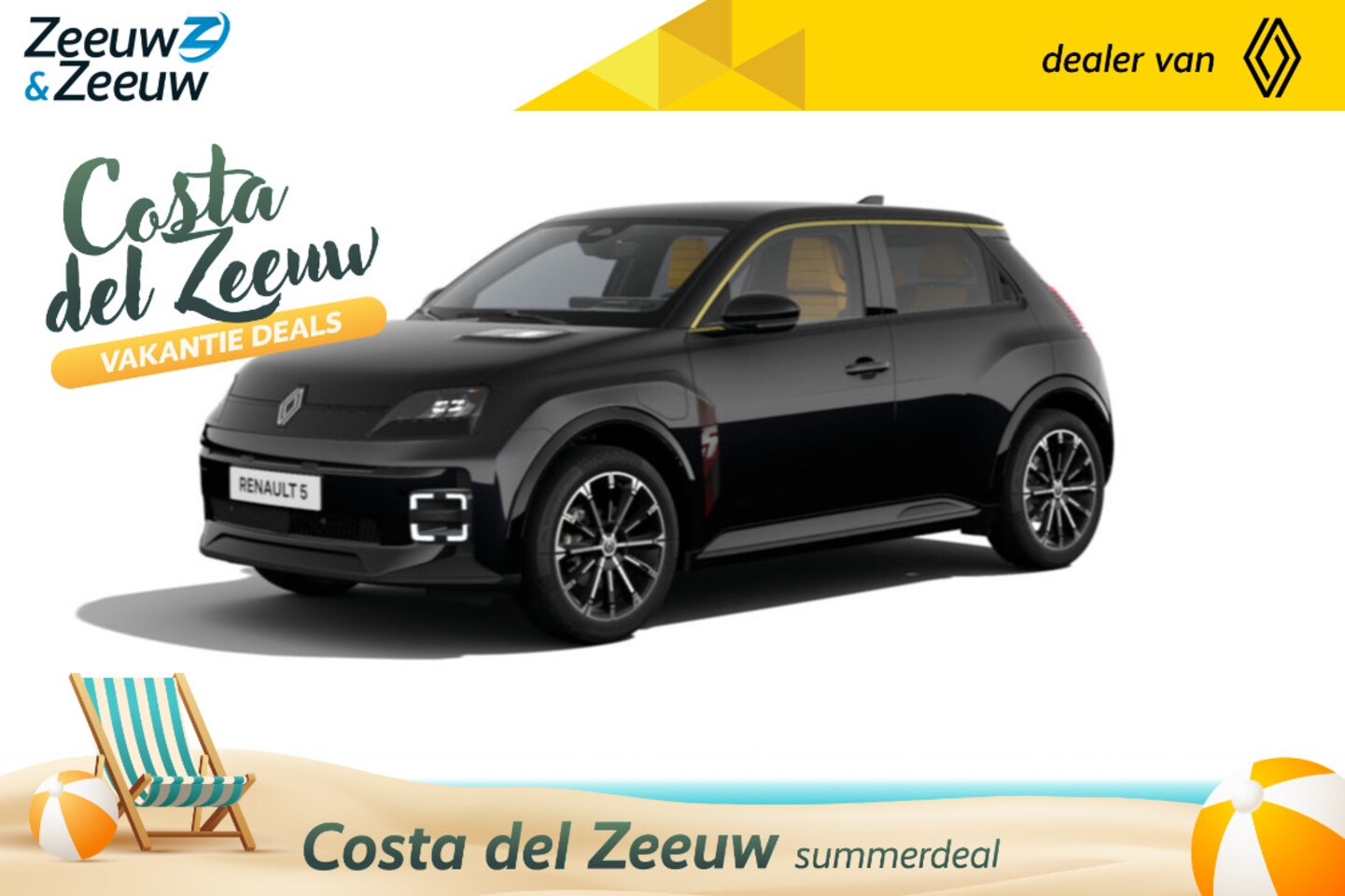 Renault 5 - (Z&Z Renault Private Lease actie v.a. € 439,-) Comfort Range Iconic cinq | Auto van het Ja - AutoWereld.nl