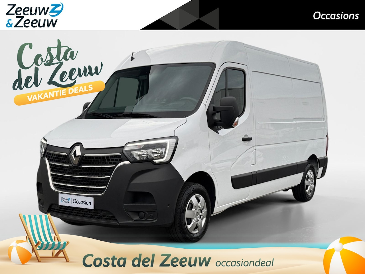 Renault Master - T33 2.3 - 135PK dCi L2H2 Work Edition | BPM VRIJ | Trekhaak | Parkeersensoren | Navi | App - AutoWereld.nl