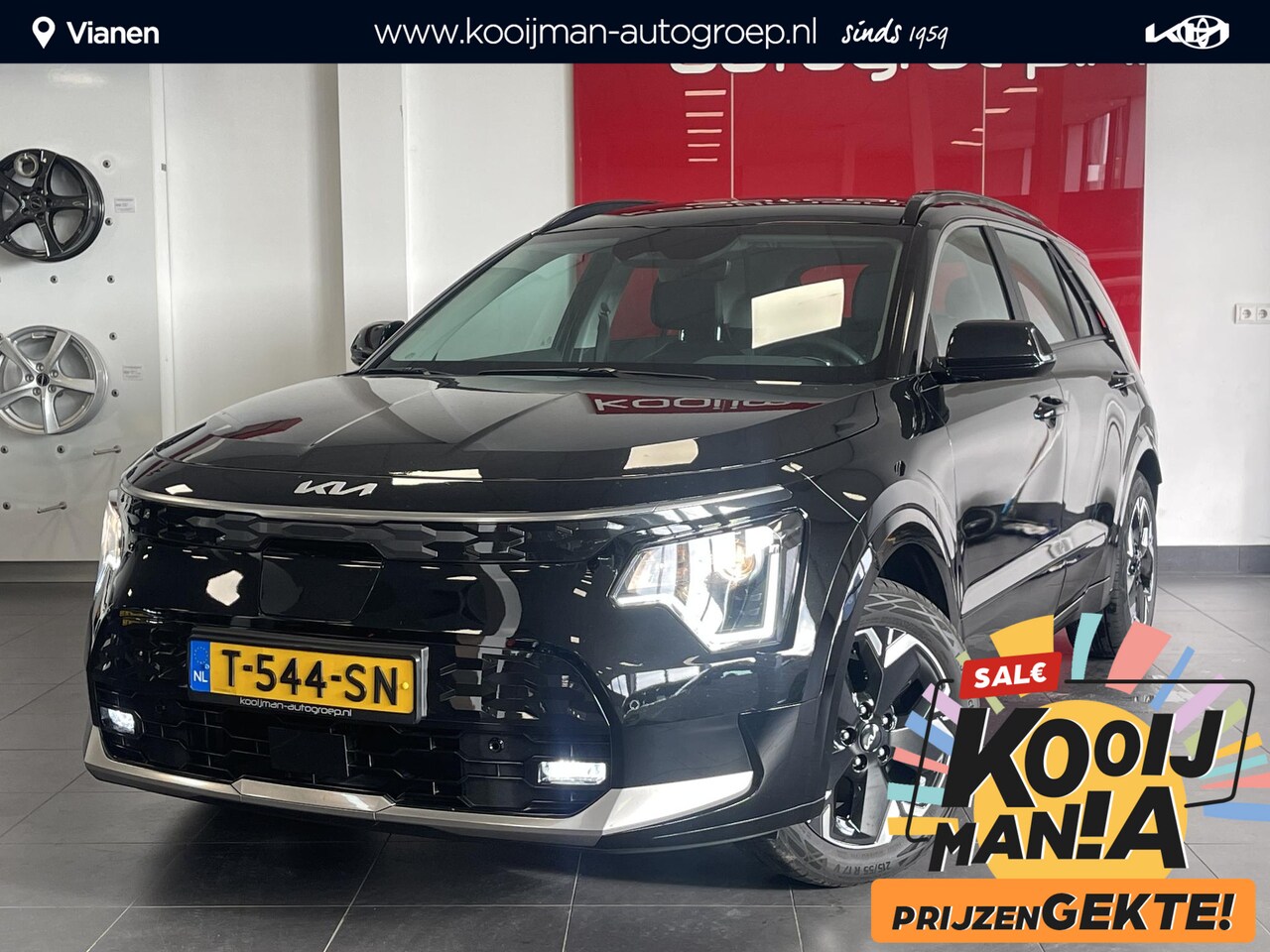 Kia Niro EV - DynamicLine 64.8 kWh Tot 460KM bereik, Navigatie, Apple CarPlay, AchteruitrijCamera, Clima - AutoWereld.nl