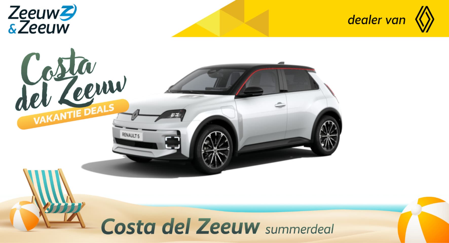 Renault 5 - (Z&Z Renault Private Lease actie vanaf € 424,-) comfort range techno 52 kWh | Auto van het - AutoWereld.nl