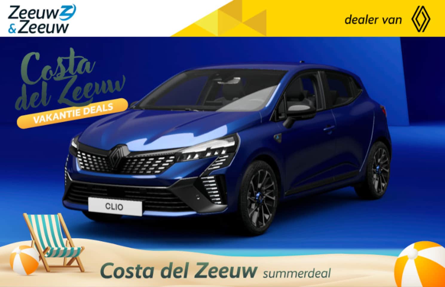 Renault Clio - E-Tech Full Hybrid 145 Esprit Alpine | Nu leverbaar met €2.000,- EXTRA Zeeuw & Zeeuw korti - AutoWereld.nl