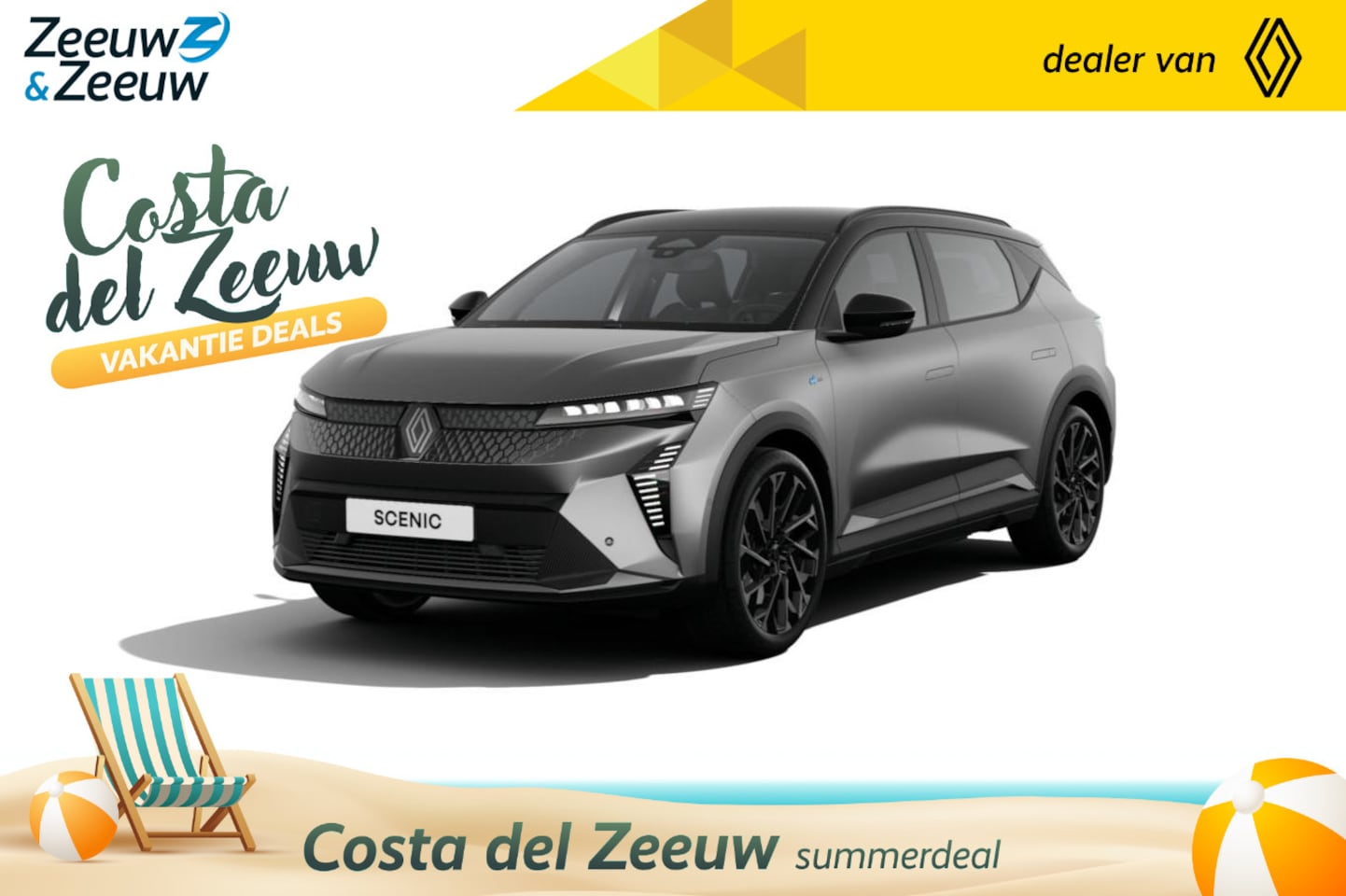 Renault Scenic E-Tech - EV87 long range esprit Alpine | Nu leverbaar met €2.000,- extra Zeeuw & Zeeuw voorraadkort - AutoWereld.nl