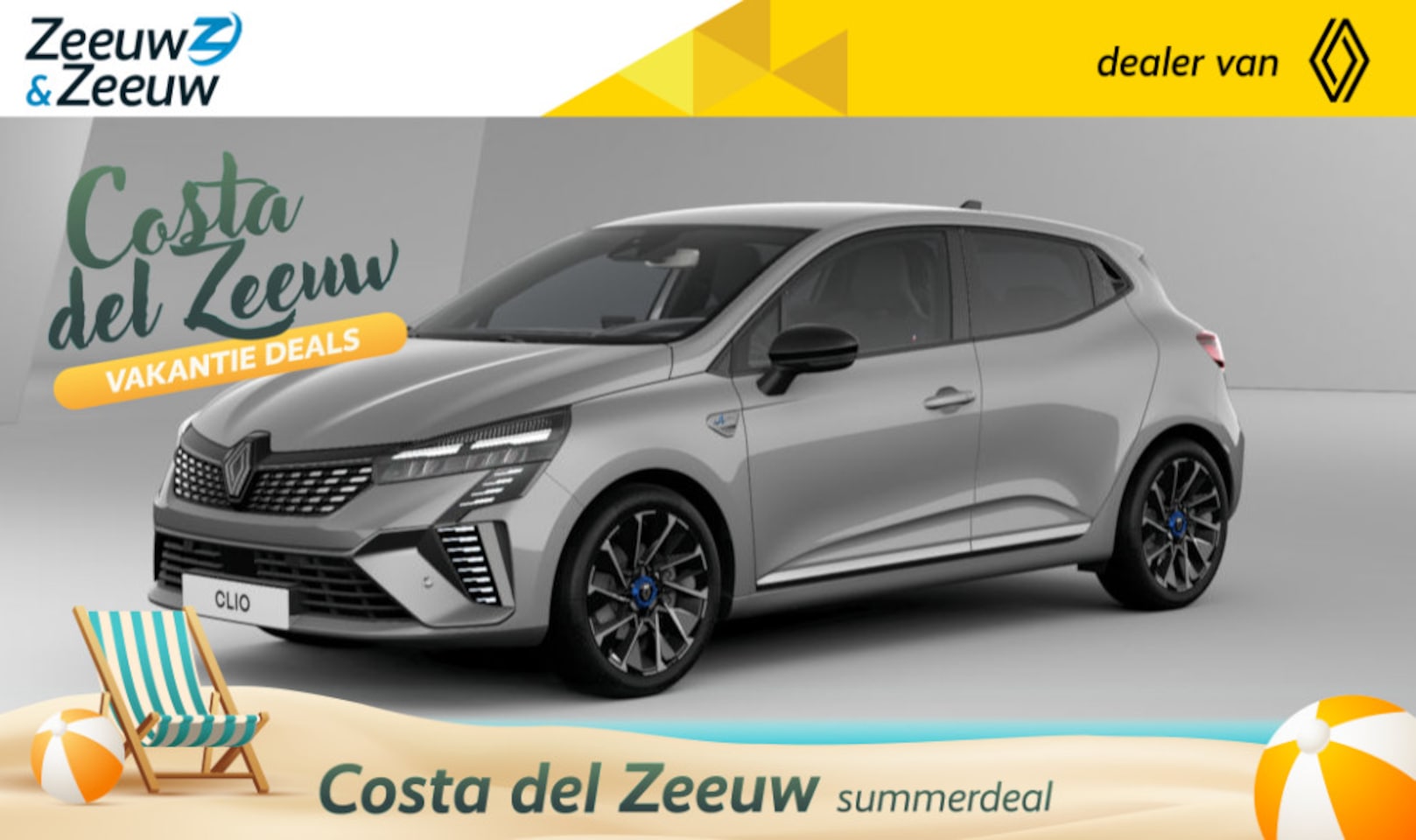 Renault Clio - E-Tech Full Hybrid 145 Esprit Alpine | Nu leverbaar met €2.000,- EXTRA Zeeuw & Zeeuw korti - AutoWereld.nl