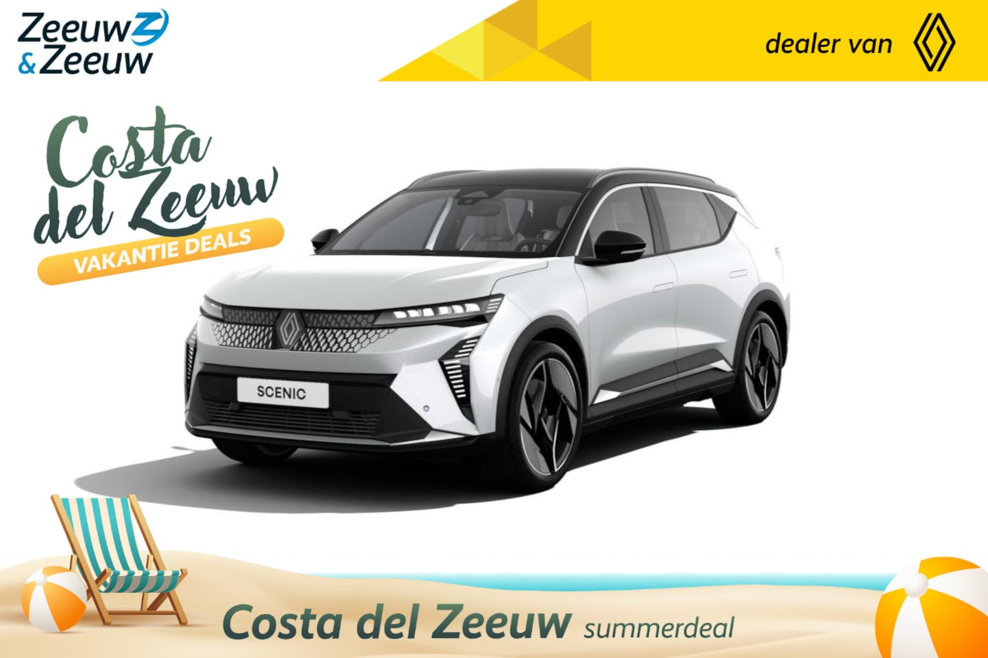 Renault Scenic E-Tech - EV87 long range iconic | Nu leverbaar met €2.000,- extra Zeeuw & Zeeuw voorraadkorting! | - AutoWereld.nl