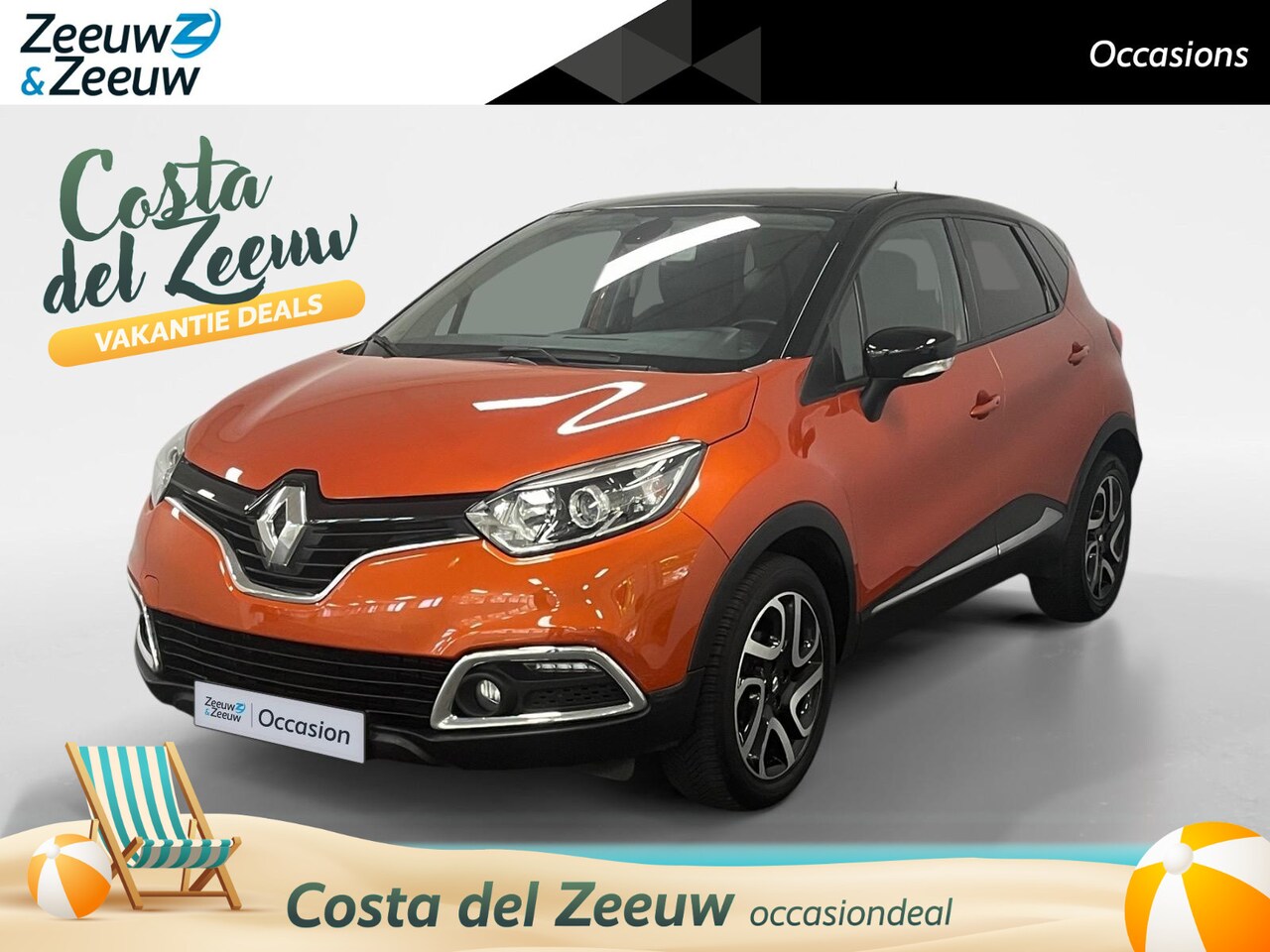 Renault Captur - 0.9 TCe Dynamique Navi airco camera parkeersensoren cruise controle trekhaak hoge instap k - AutoWereld.nl