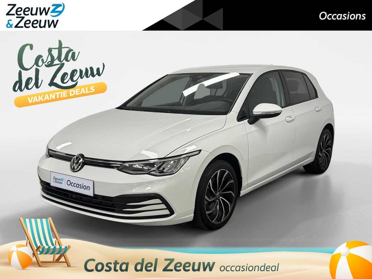 Volkswagen Golf - 1.5 TSI Life Business NAVI AIRCO CAMERA PARKEERSENSOREN CRUISE CONTROLE ELECTRISCHE STOELE - AutoWereld.nl