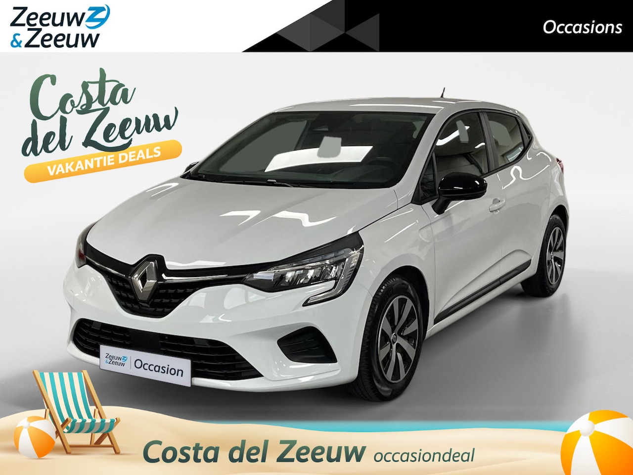 Renault Clio - 1.0 TCe 90 Equilibre Navi airco parkeersensoren cruise controle apple carplay android auto - AutoWereld.nl
