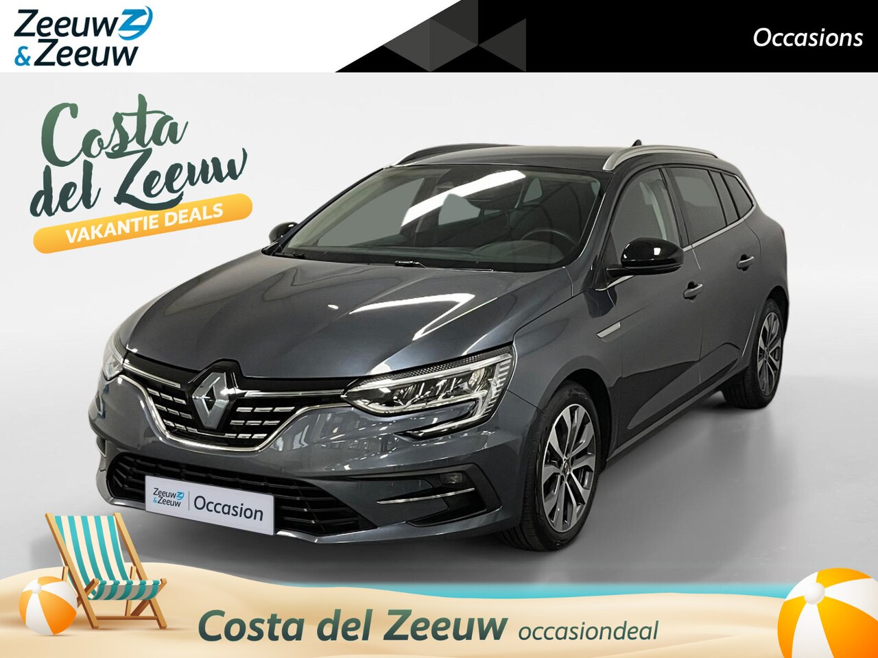Renault Mégane Estate - 1.3 TCe 140 Techno AUTOMAAT Navi airco camera parkeersensoren cruise controle apple carpla - AutoWereld.nl