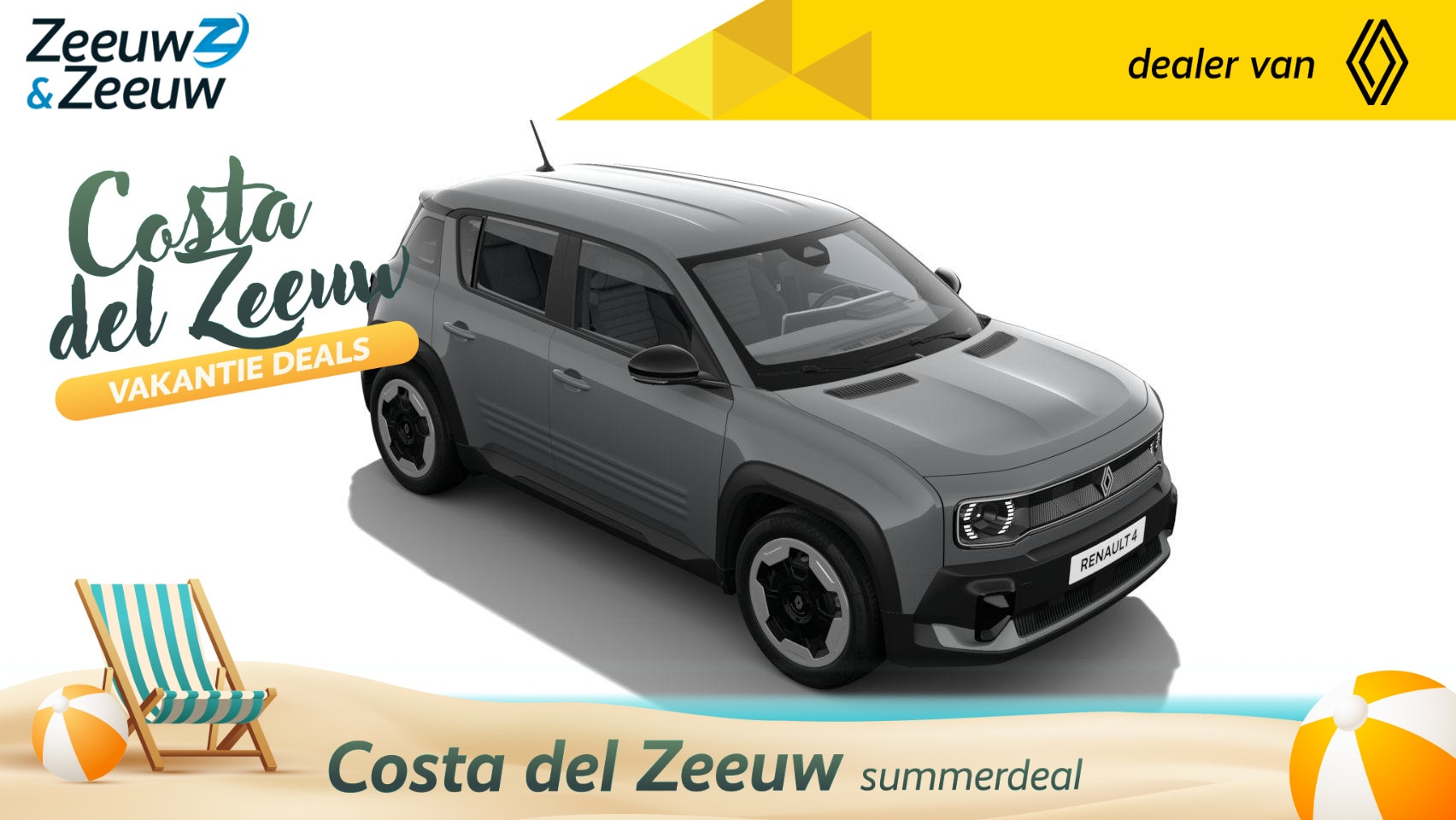 Renault 4 - comfort range evolution 52 kWh | NIEUW TE BESTELLEN NU MET €1.000,- SALE & SALE KORTING!!! - AutoWereld.nl