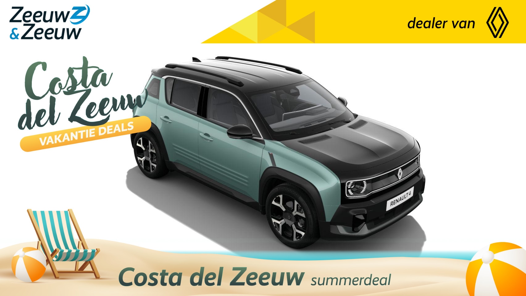 Renault 4 - comfort range techno 52 kWh | NIEUW TE BESTELLEN NU MET €1.000,- SALE & SALE KORTING!!! - AutoWereld.nl