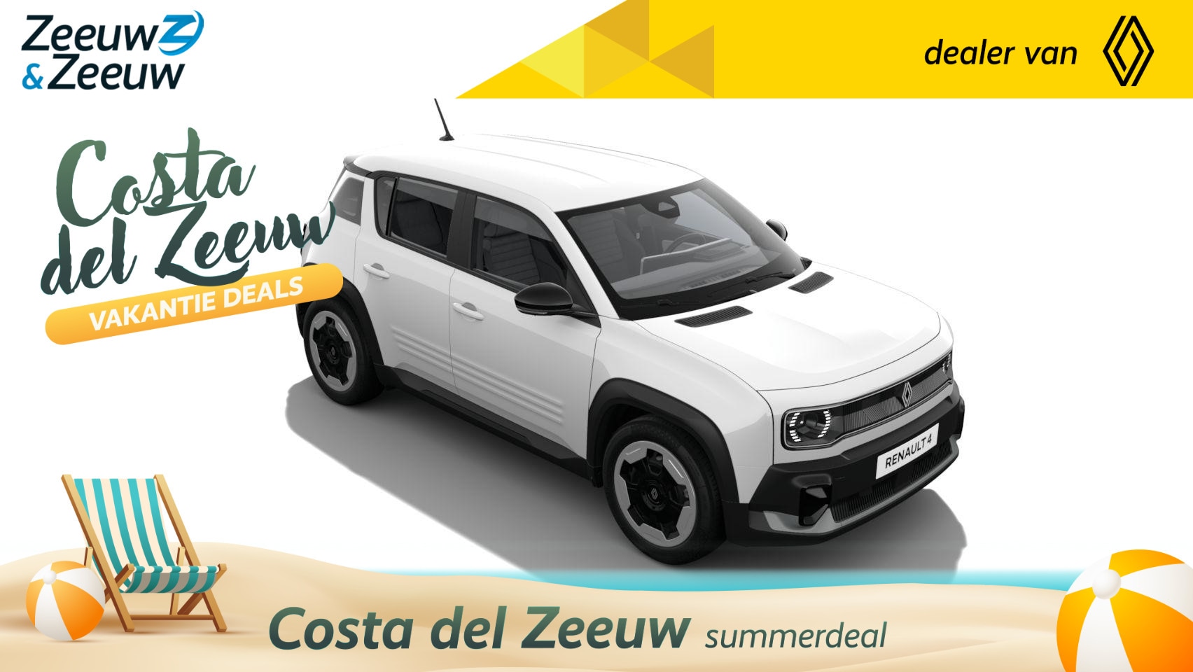Renault 4 - comfort range evolution 52 kWh | NIEUW TE BESTELLEN NU MET €1.000,- SALE & SALE KORTING!!! - AutoWereld.nl