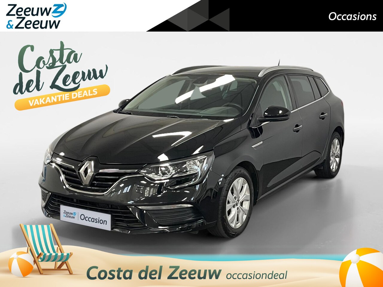 Renault Mégane Estate - 1.3 TCe Limited Navi airco cruise controle lm velgen parkeersensoren 12 maanden garantie z - AutoWereld.nl